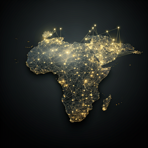 Africa network map