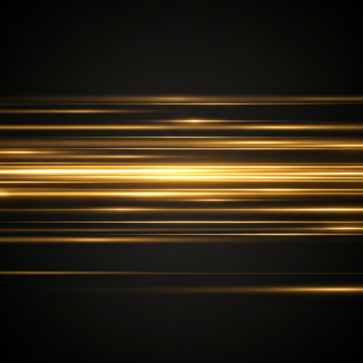 Golden light trails